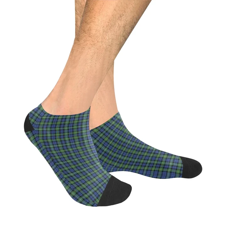 Campbell Argyll Ancient Tartan Ankle Socks K7