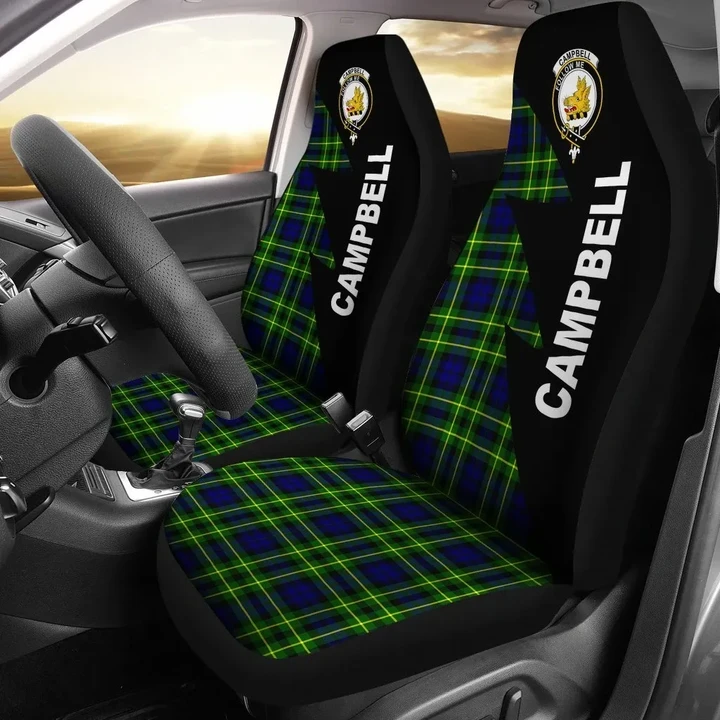 Campbell of Breadalbane Clans Tartan Car Seat Covers - Flash Style - BN