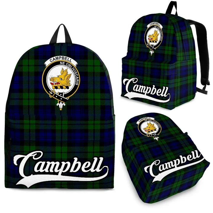 Campbell Tartan Clan Backpack A9