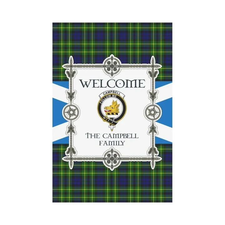 Campbell Tartan Garden Flag - New Version K7