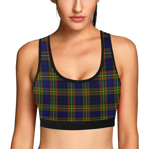 Clelland Modern Tartan Bra - Tartan Sport Bra K7