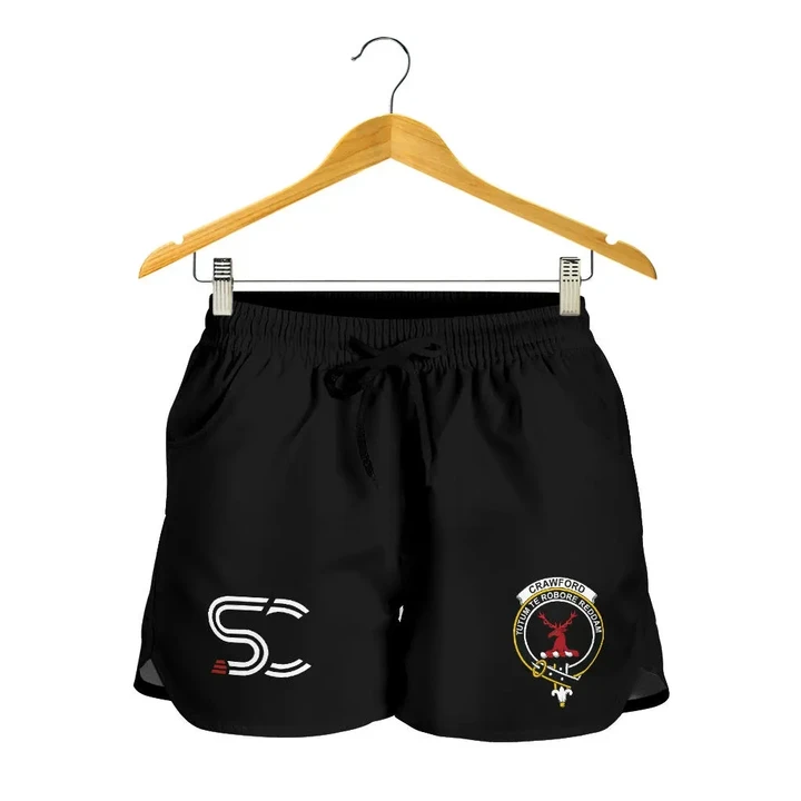 Crawford Modern Clan Badge Women's Shorts TH8