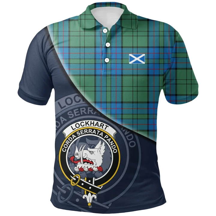 Lockhart Polo Shirts Tartan Crest A30