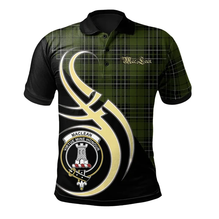 MacLean Hunting Clan Believe In Me Polo Shirt