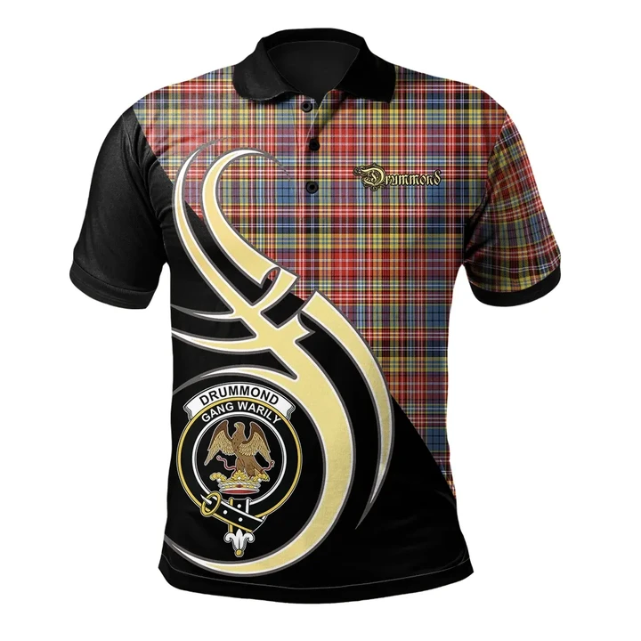 Drummond of Strathallan Clan Believe In Me Polo Shirt