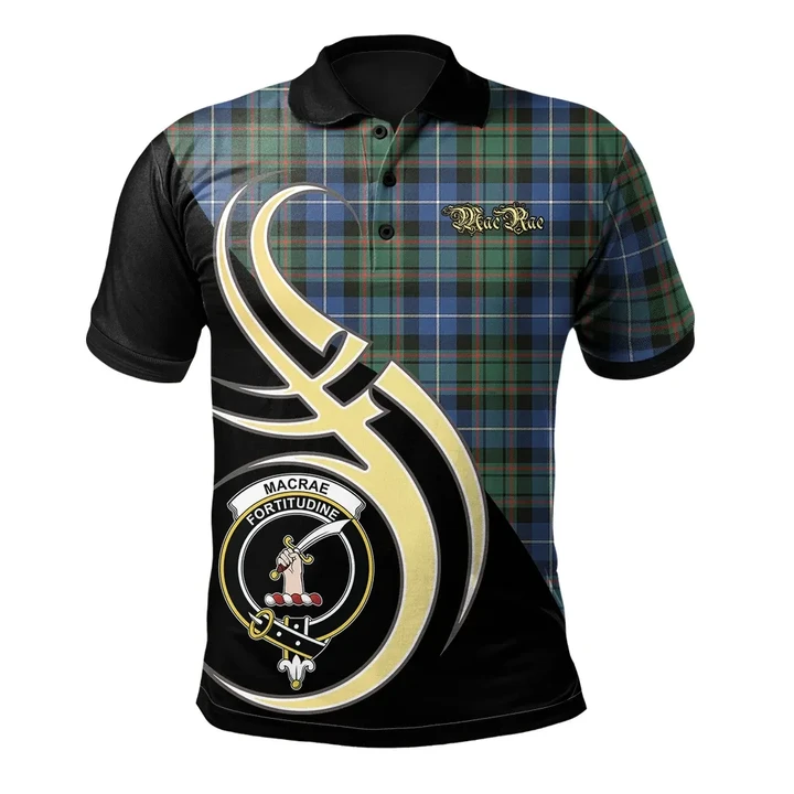 MacRae Hunting Ancient Clan Believe In Me Polo Shirt