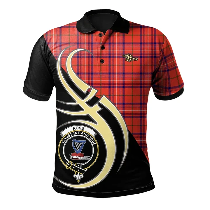 Rose Modern Clan Believe In Me Polo Shirt
