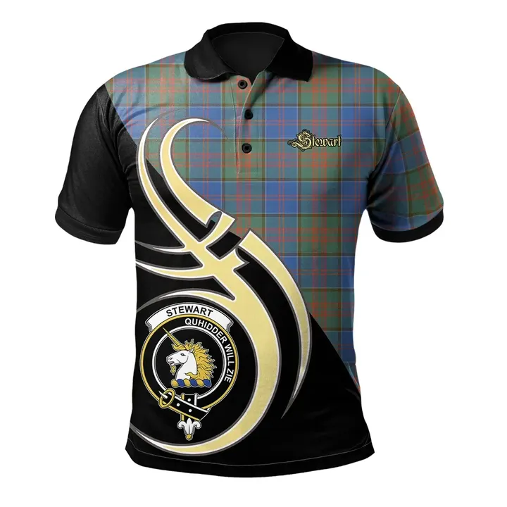 Stewart of Appin Hunting Ancient Clan Believe In Me Polo Shirt