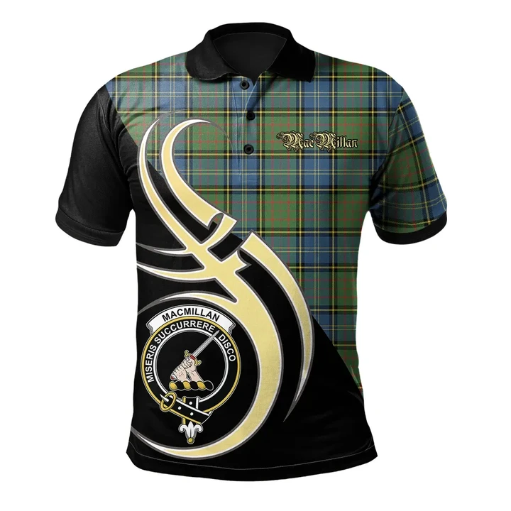 MacMillan Hunting Ancient Clan Believe In Me Polo Shirt
