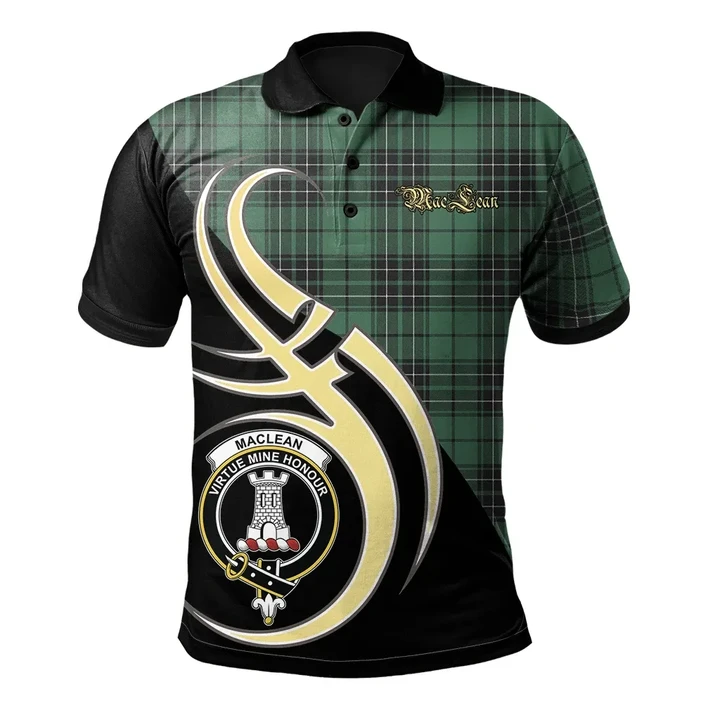 MacLean Hunting Ancient Clan Believe In Me Polo Shirt