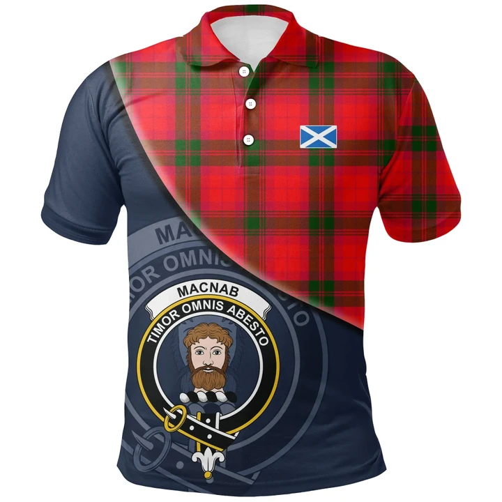 MacNab Modern Polo Shirts Tartan Crest A30