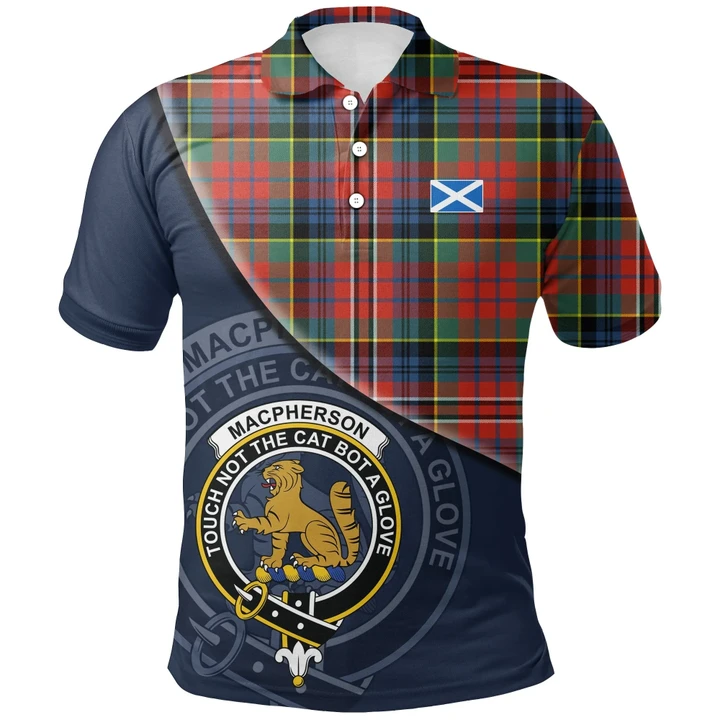 MacPherson Ancient Polo Shirts Tartan Crest A30