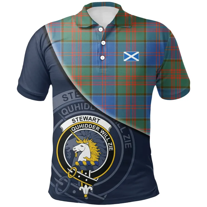 Stewart of Appin Hunting Ancient Polo Shirts Tartan Crest A30