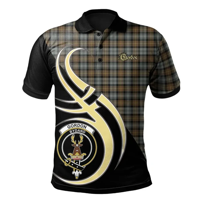 Gordon Weathered Clan Believe In Me Polo Shirt