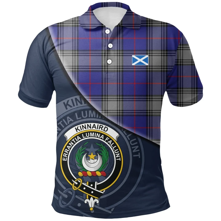 Kinnaird Polo Shirts Tartan Crest A30
