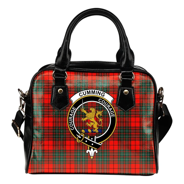 Cumming Modern Tartan Clan Shoulder Handbag A9