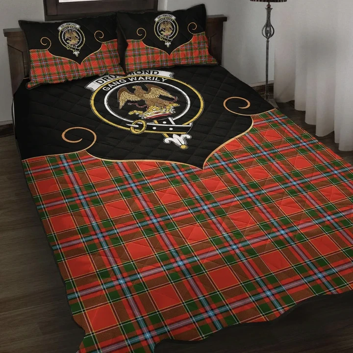Drummond of Perth Clan Cherish the Badge Quilt Bed Set K23