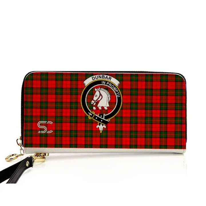 Dunbar Modern Crest Tartan Zipper Wallet™