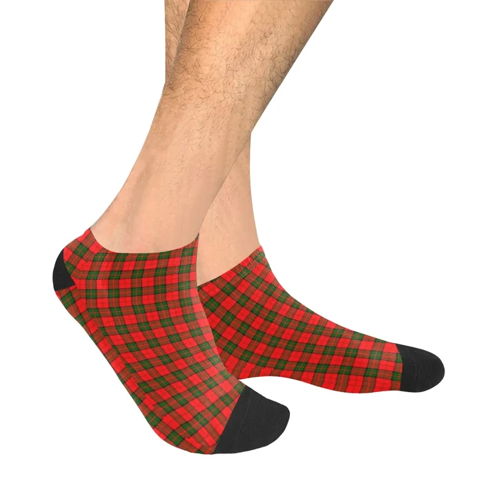 Dunbar Modern Tartan Ankle Socks K7