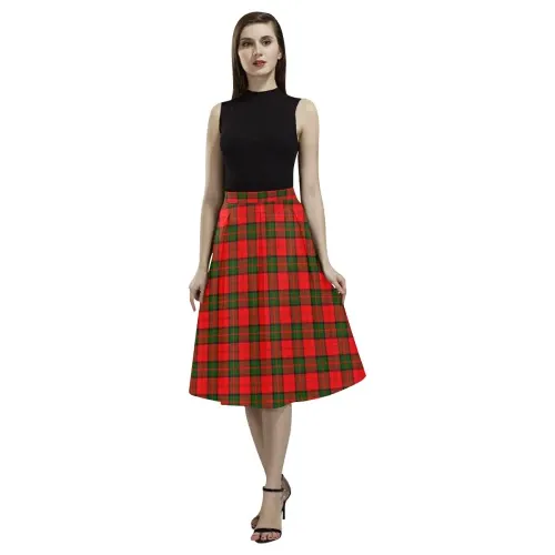 Dunbar Modern Tartan Aoede Crepe Skirt K7