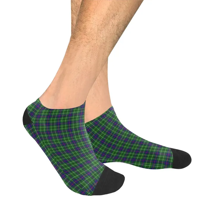 Duncan Modern Tartan Ankle Socks K7