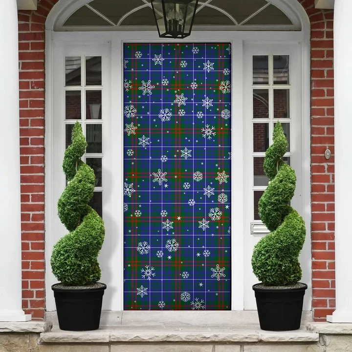 Edmonstone Christmas Tartan Door Sock Cover K32