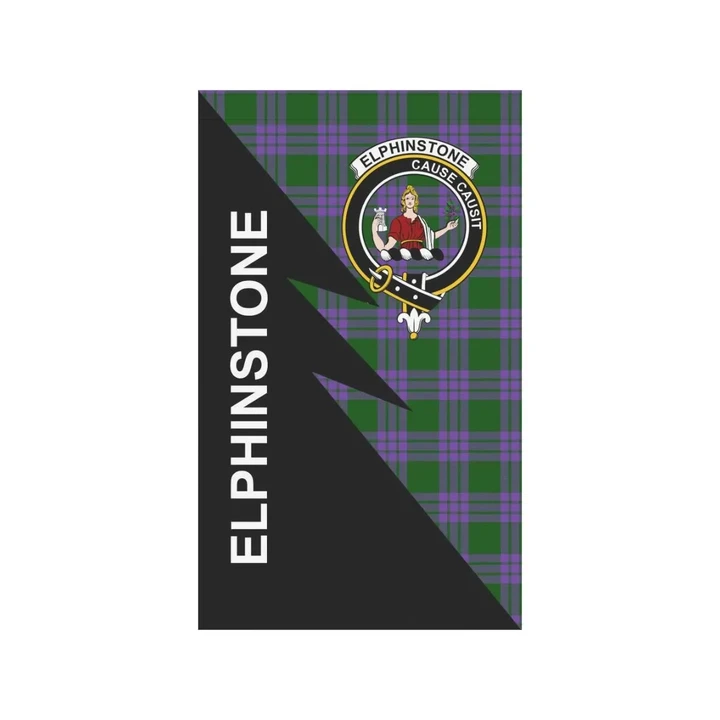 Elphinstone Tartan Garden Flag - Flash Style - BN