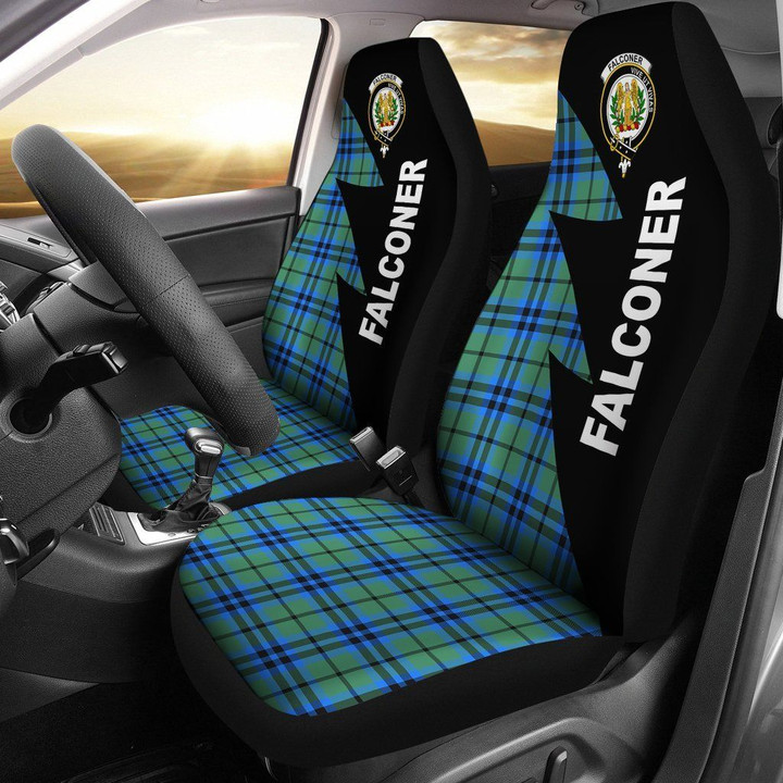 Falconer Clans Tartan Car Seat Covers - Flash Style - BN