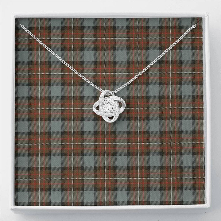 Fergusson Weathered Tartan Necklace - The Love Knot A7