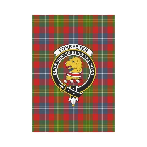 Forrester Tartan Flag Clan Badge K7