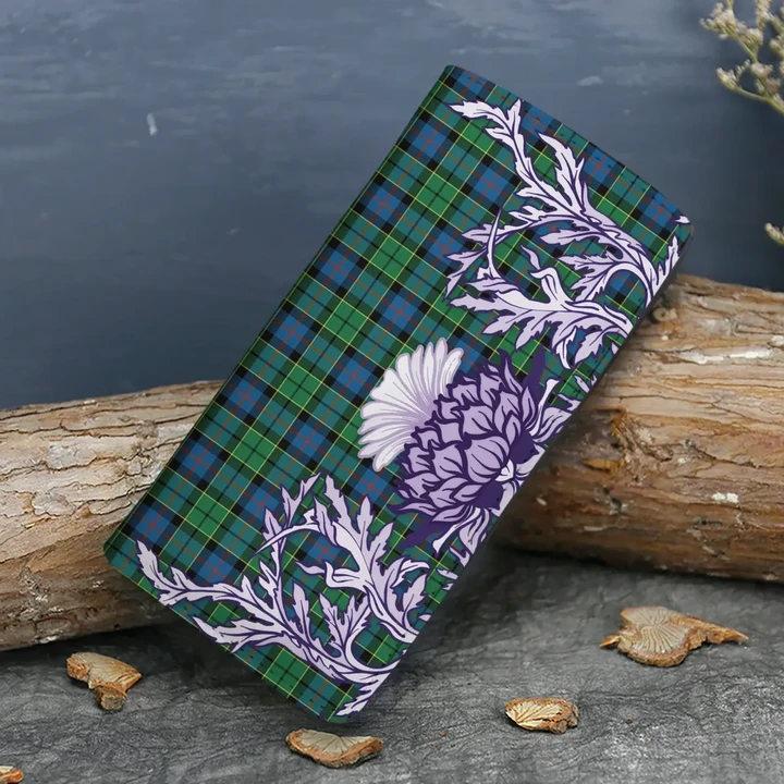 Forsyth Ancient Tartan Wallet Women's Leather Thistle A91