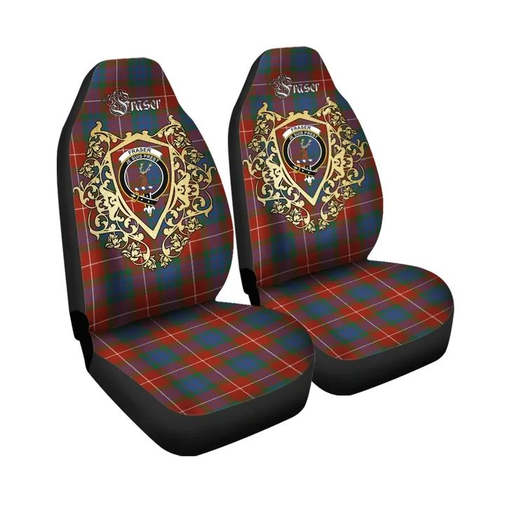 Fraser Ancient Clan Car Seat Cover Royal Shield K23