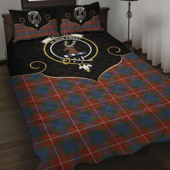 Fraser Ancient Clan Cherish the Badge Quilt Bed Set K23