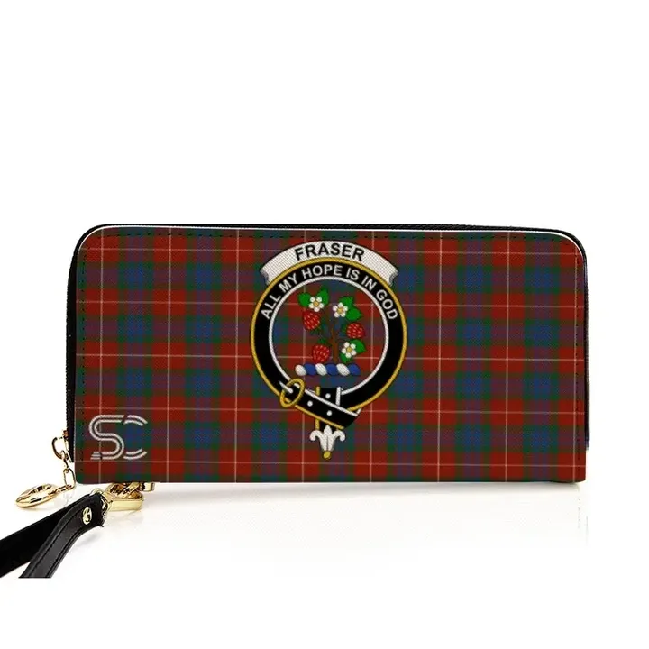 Fraser Ancient Crest Tartan Zipper Wallet™