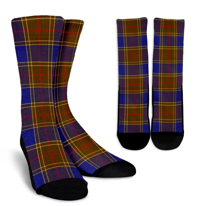 Balfour Modern clans, Tartan Crew Socks, Tartan Socks, Scotland socks, scottish socks, christmas socks, xmas socks, gift socks, clan socks