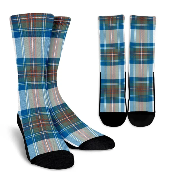 Stewart Muted Blue clans, Tartan Crew Socks, Tartan Socks, Scotland socks, scottish socks, christmas socks, xmas socks, gift socks, clan socks