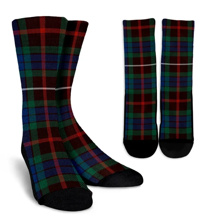 Fraser Hunting Ancient clans, Tartan Crew Socks, Tartan Socks, Scotland socks, scottish socks, christmas socks, xmas socks, gift socks, clan socks
