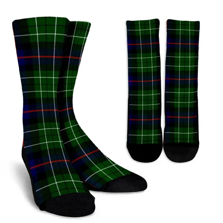 Leslie Hunting clans, Tartan Crew Socks, Tartan Socks, Scotland socks, scottish socks, christmas socks, xmas socks, gift socks, clan socks