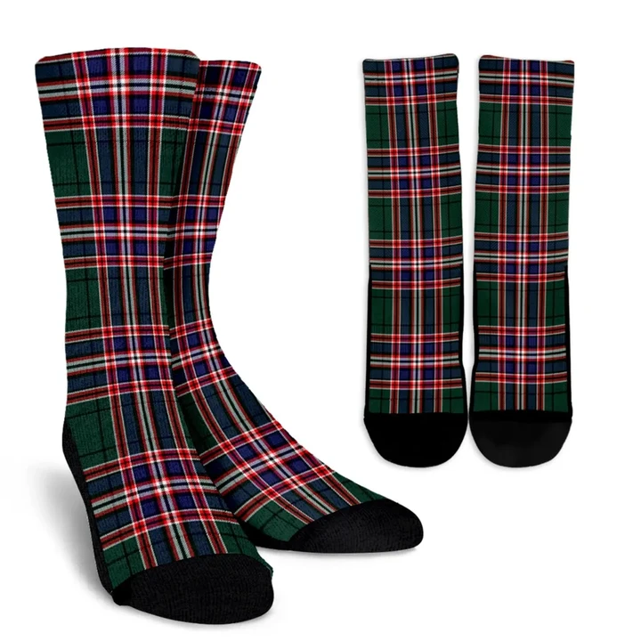 MacFarlane Hunting Modern clans, Tartan Crew Socks, Tartan Socks, Scotland socks, scottish socks, christmas socks, xmas socks, gift socks, clan socks