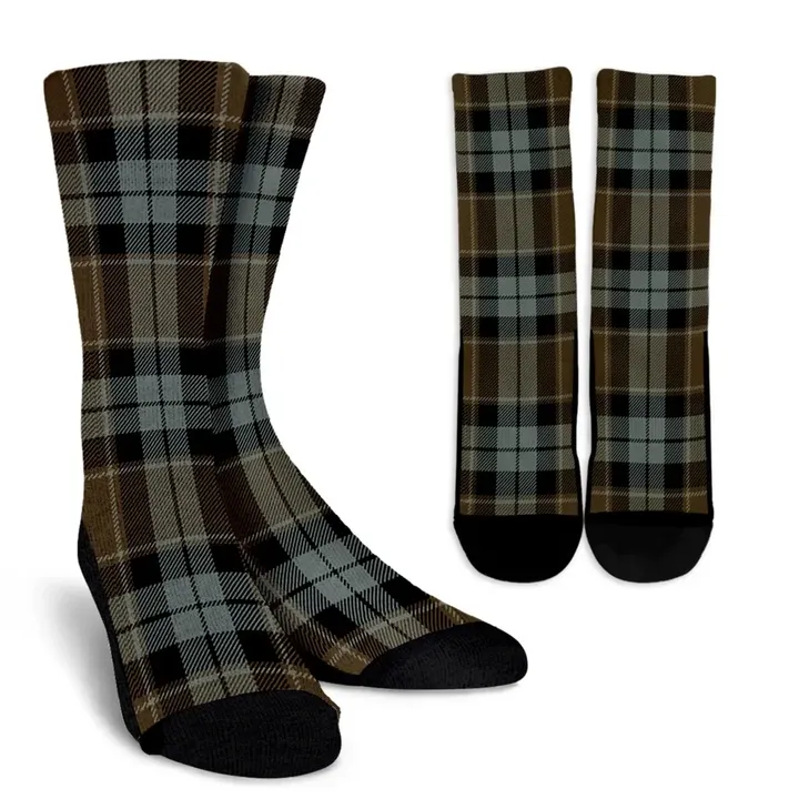 Graham of Menteith Weathered clans, Tartan Crew Socks, Tartan Socks, Scotland socks, scottish socks, christmas socks, xmas socks, gift socks, clan socks