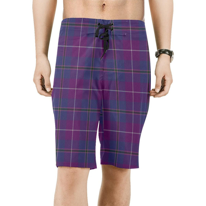 Pride of Glencoe Tartan Board Shorts | scottishclans.co