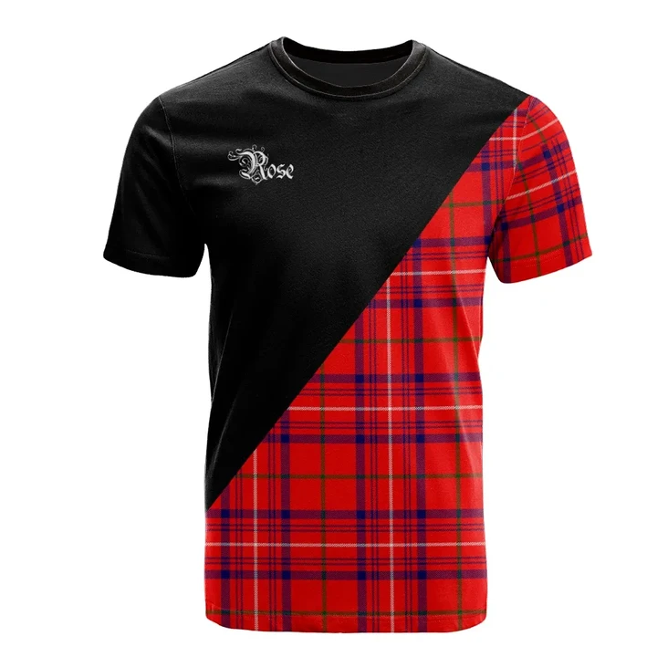 Rose Modern Clan Military Logo T-Shirt