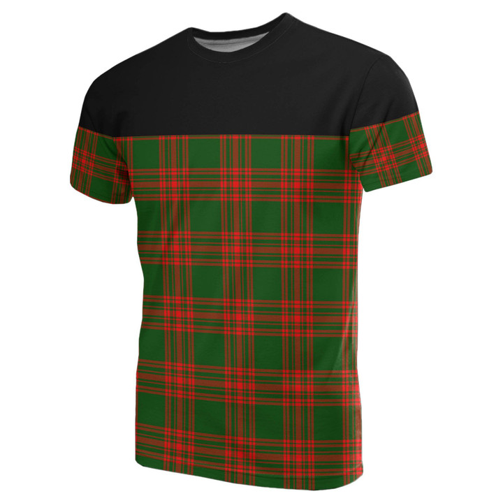 Tartan Horizontal T-Shirt - Menzies Green Modern