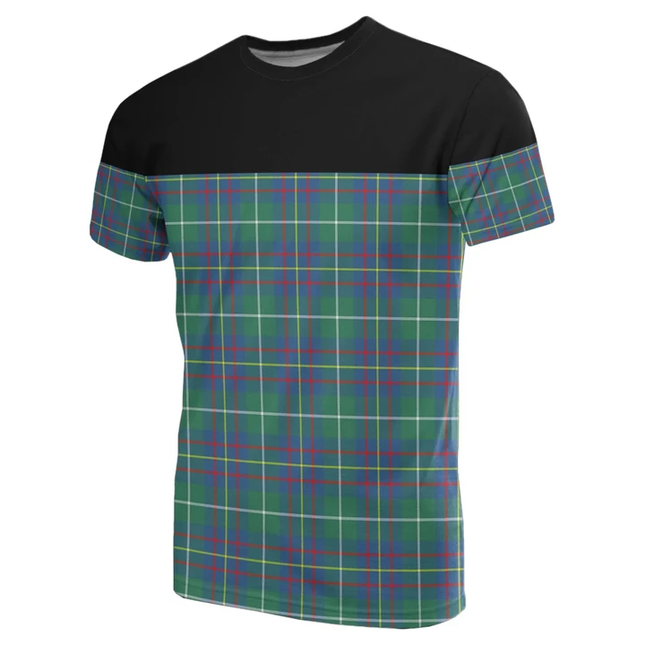 Tartan Horizontal T-Shirt - Inglis Ancient