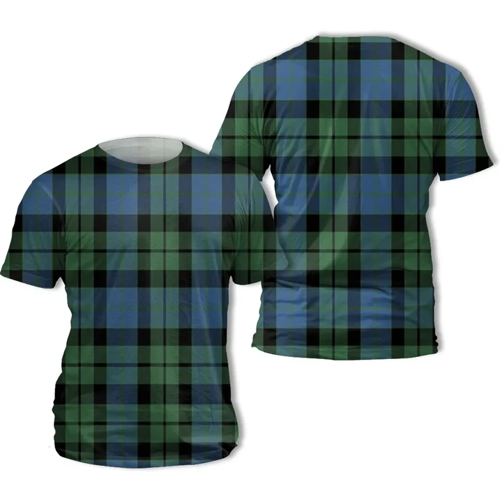 MacKay Ancient Tartan All Over Print T-Shirt | Scottishclans.co