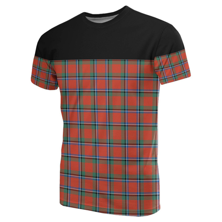 Tartan Horizontal T-Shirt - Sinclair Ancient