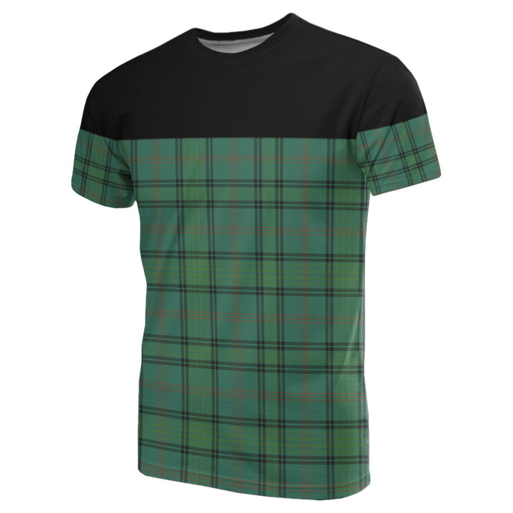 Tartan Horizontal T-Shirt - Ross Hunting Ancient