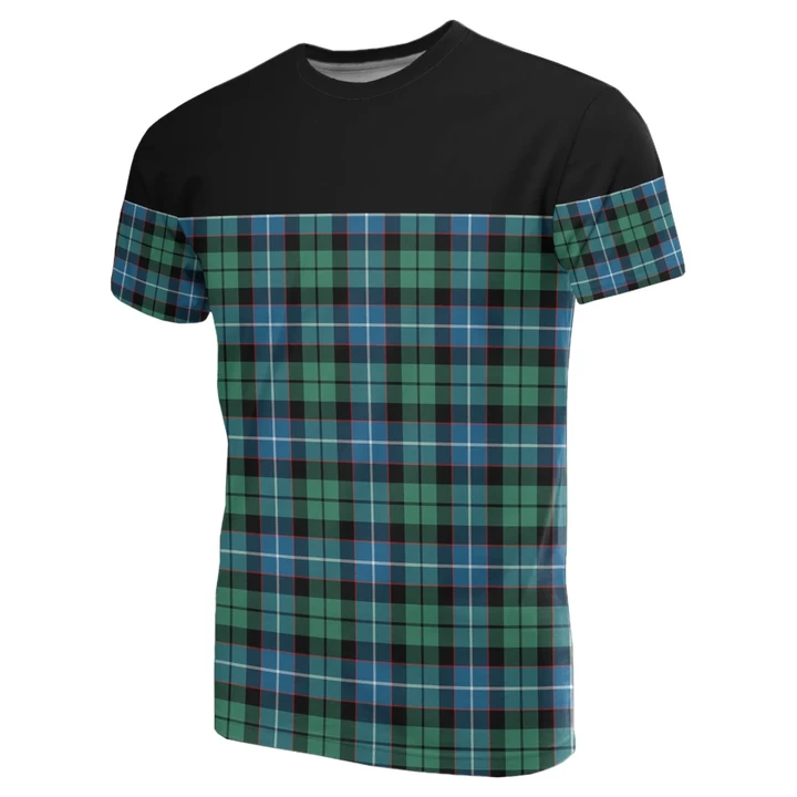 Tartan Horizontal T-Shirt - Galbraith Ancient