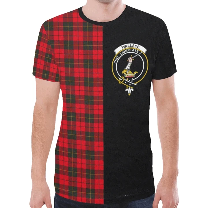 Wallace Weathered T-shirt Half In Me | scottishclans.co