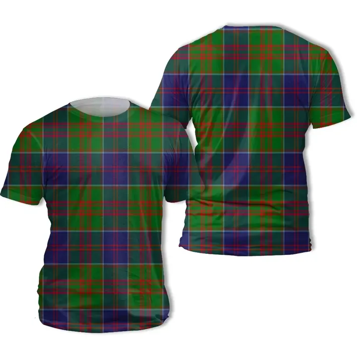 Stewart of Appin Hunting Modern Tartan All Over Print T-Shirt | Scottishclans.co